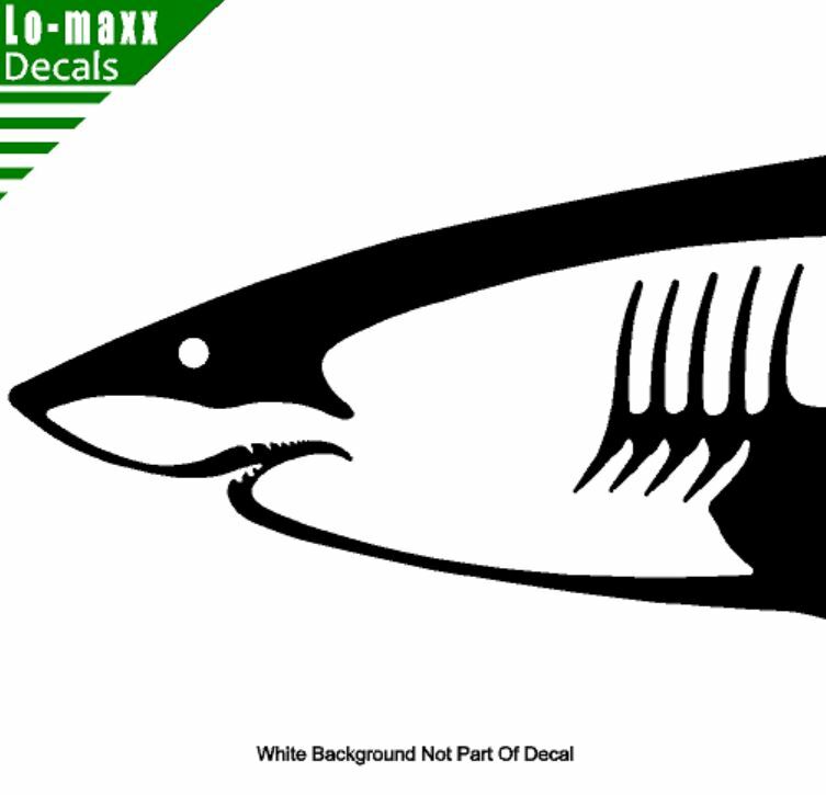 Shark Unique Custom Graphic Design Durable High Performance Die Cut Vinyl Decal