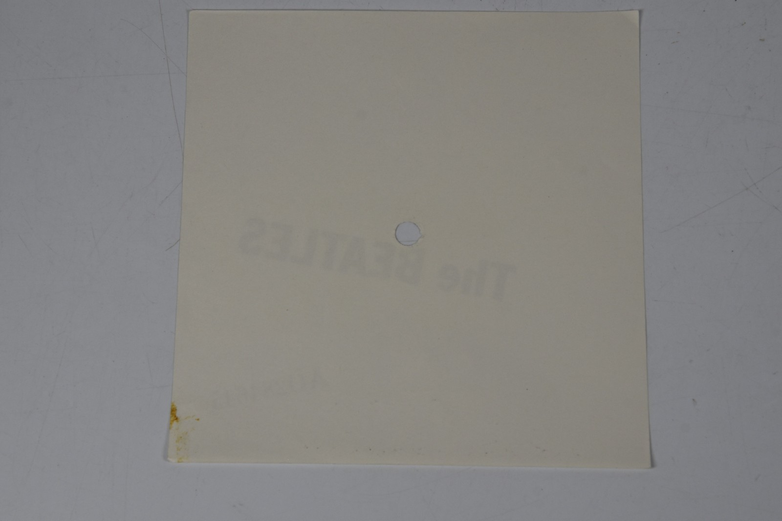 Vintage Beatles White Album Insert Cover Art 6" Art Print 45 Record Paper ONLY
