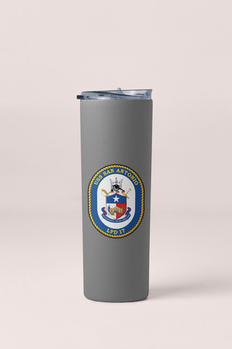 LPD-17 USS San Antonio Badge Sticker Decal