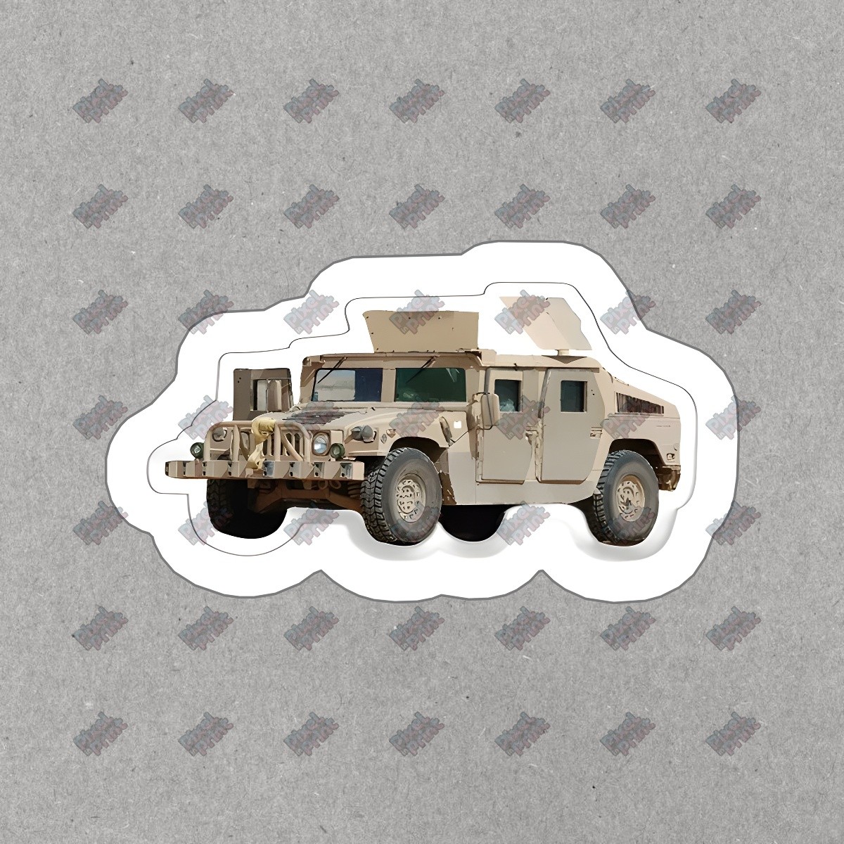 Military Style Humvee Vinyl Sticker Decal Durable Outdoor & Indoor #449979