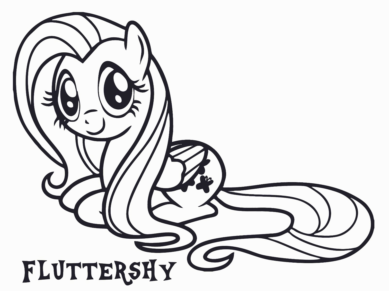 My Little Pony Friendship Is Magic Fluttershy Wall Art Decal Home Bedroom Design