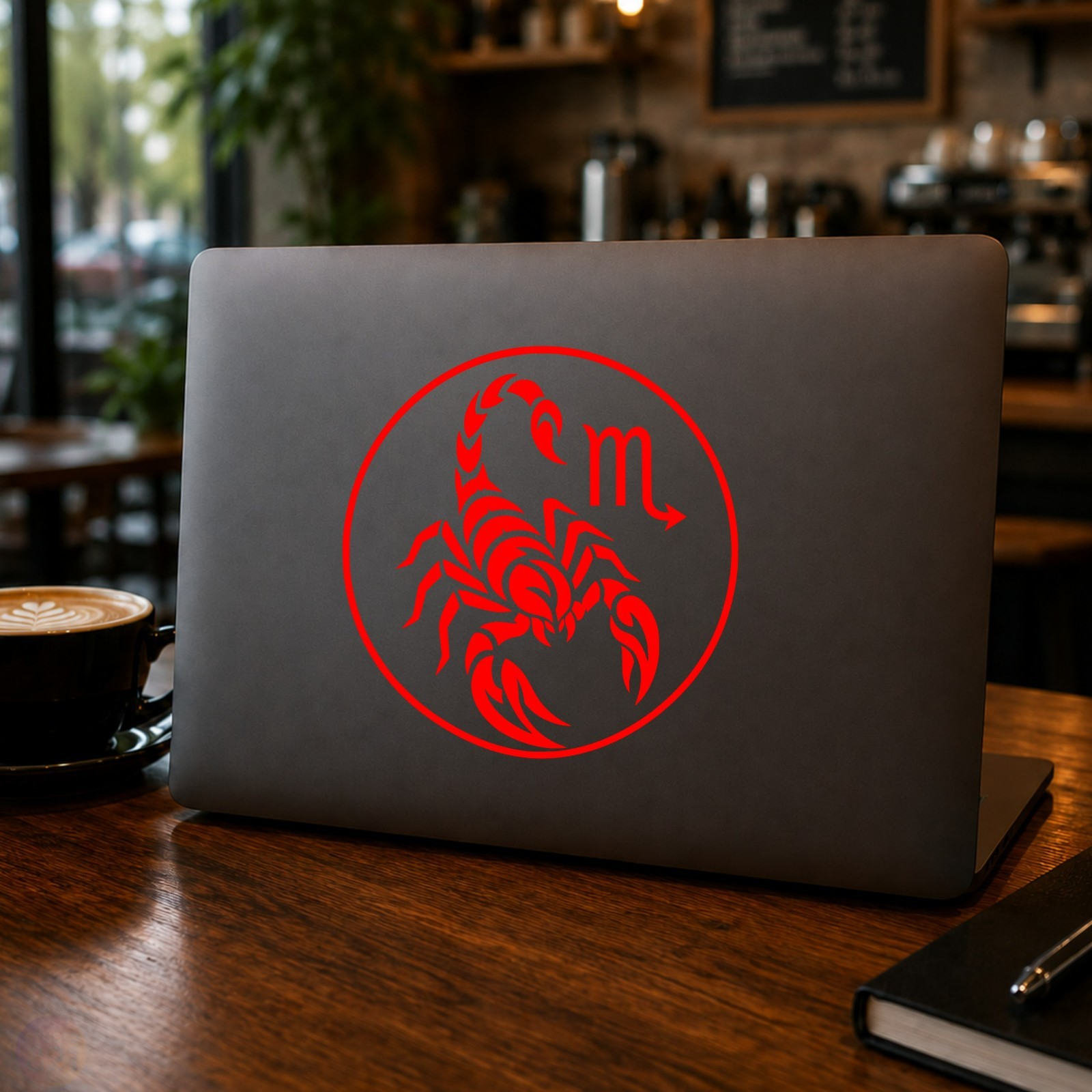 ZODIAK Scorpion Silhouette – Scorpion Decal Sticker Car Window Laptop