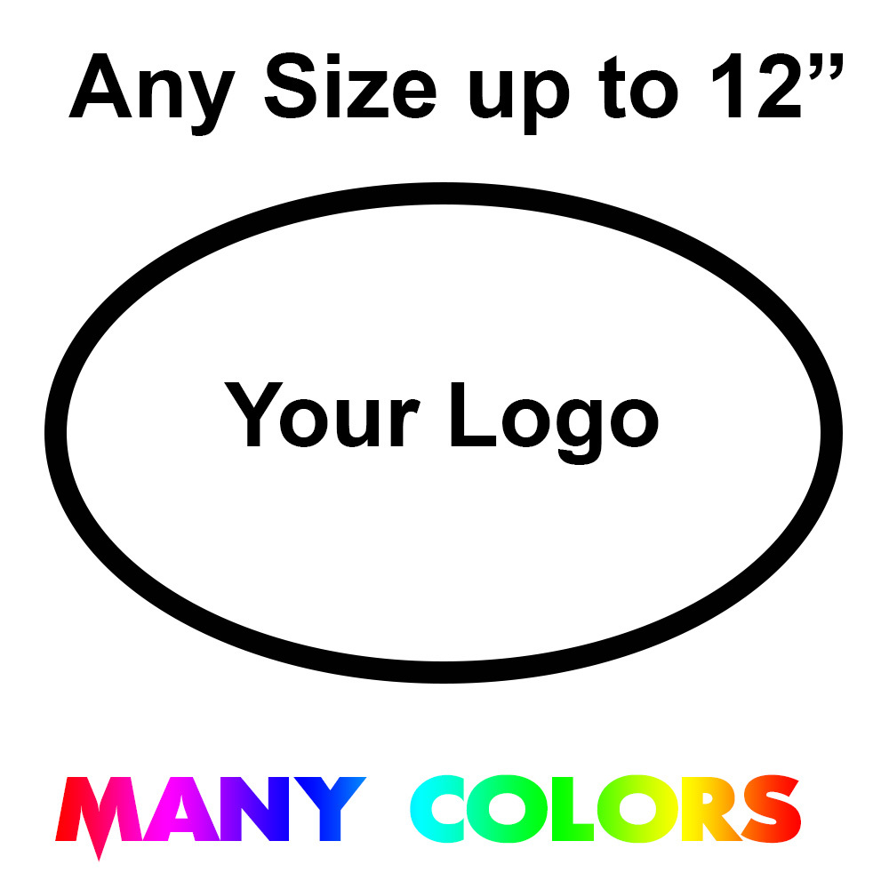 Custom Logo Sticker – Vinyl Die Cut Decals Your Company Business Logo ANY COLOR