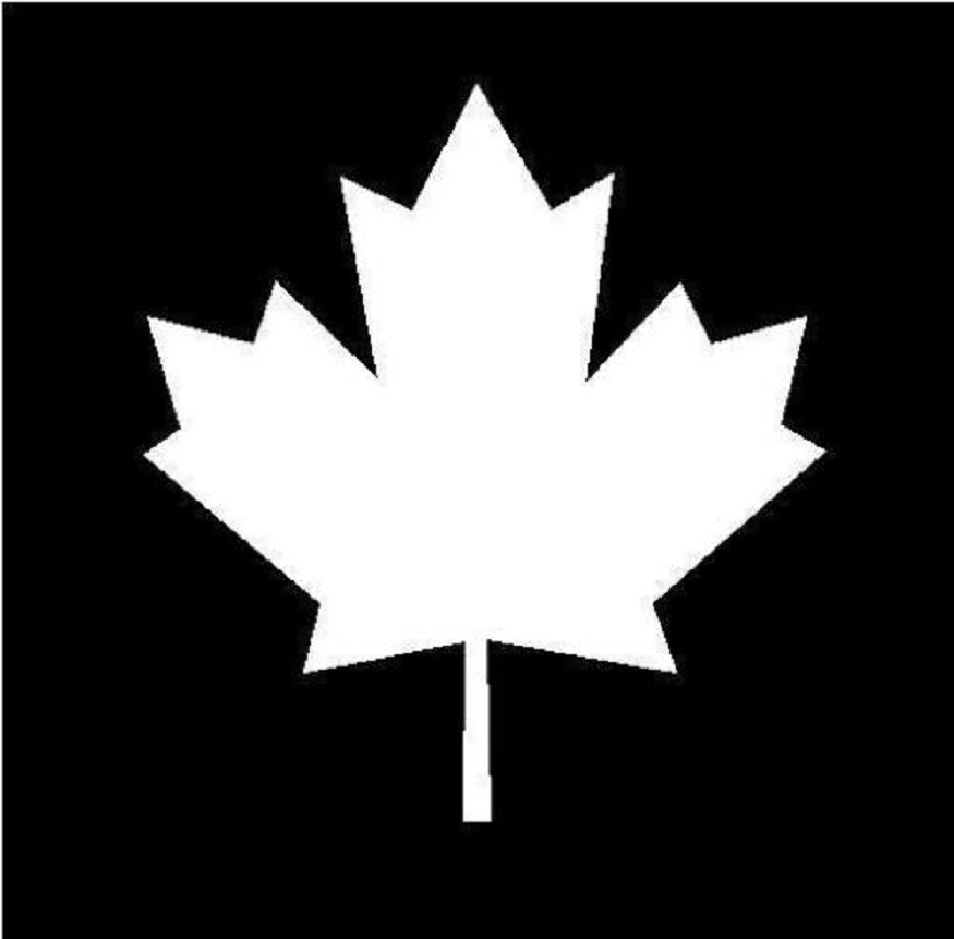 Canadian Maple Leaf Vinyl Decal Car Window Sticker You Pick The Size & Color