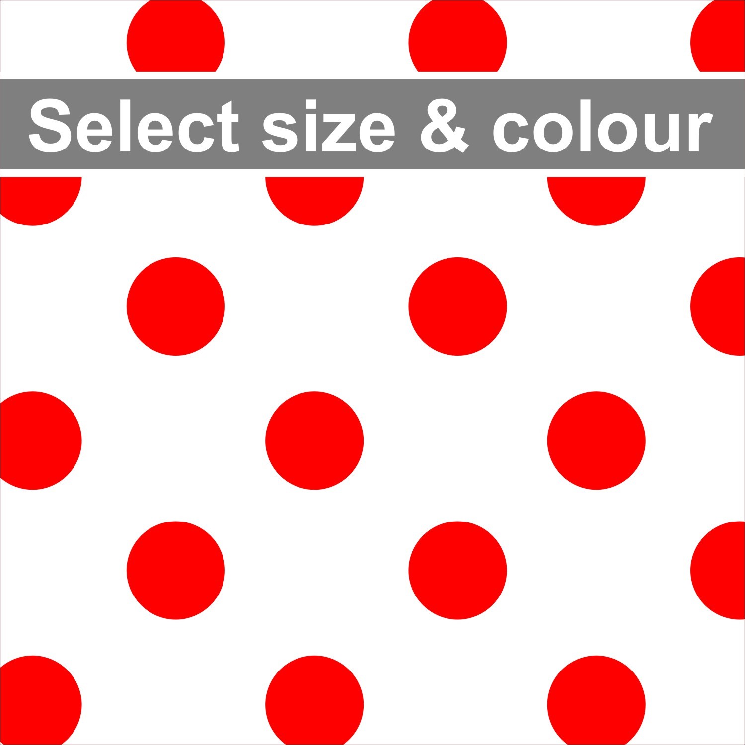 Polka Dot Removable Wall Stickers Spot Circle
