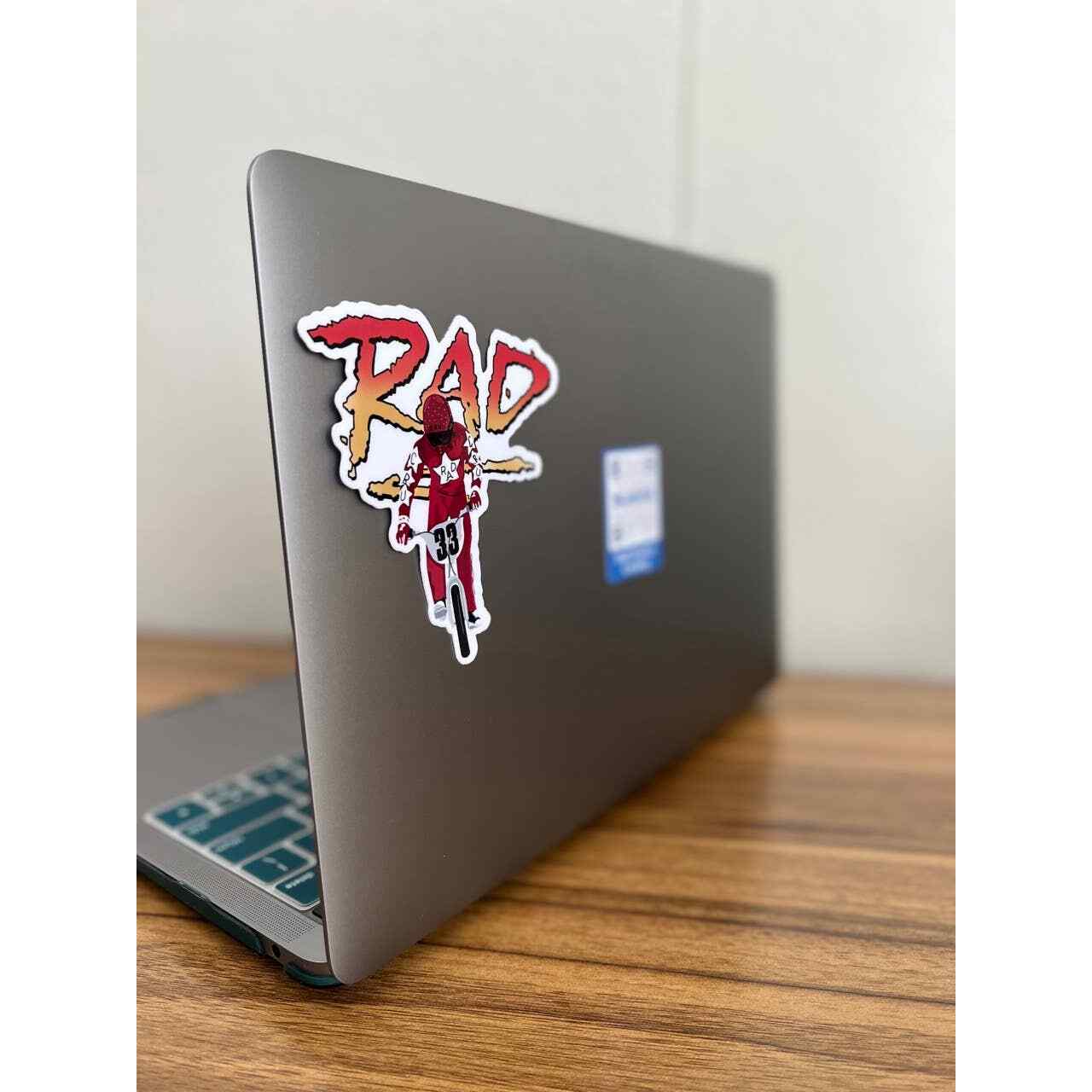 RAD | RAD Movie | Cru Jones | Rad Racing | Helltrack | BMX | 4" Vinyl Sticker |