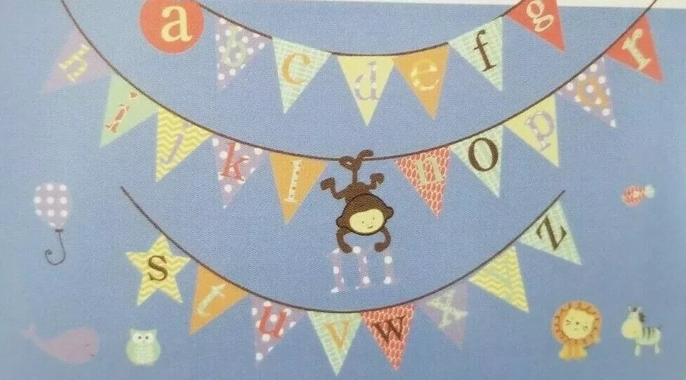 Cocalo Alphabet Babies ABCs Wall Appliques Decals Nursery Decor – New in Package