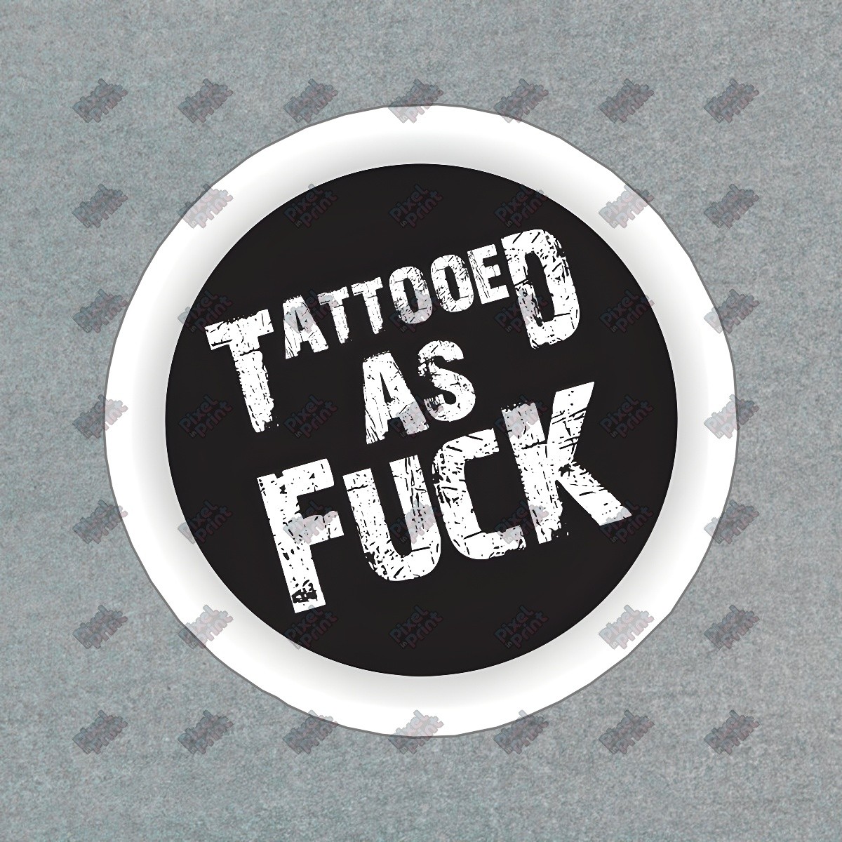 Bold Tattooed As F Vinyl Sticker Fun Decal for Water Bottles, #746509