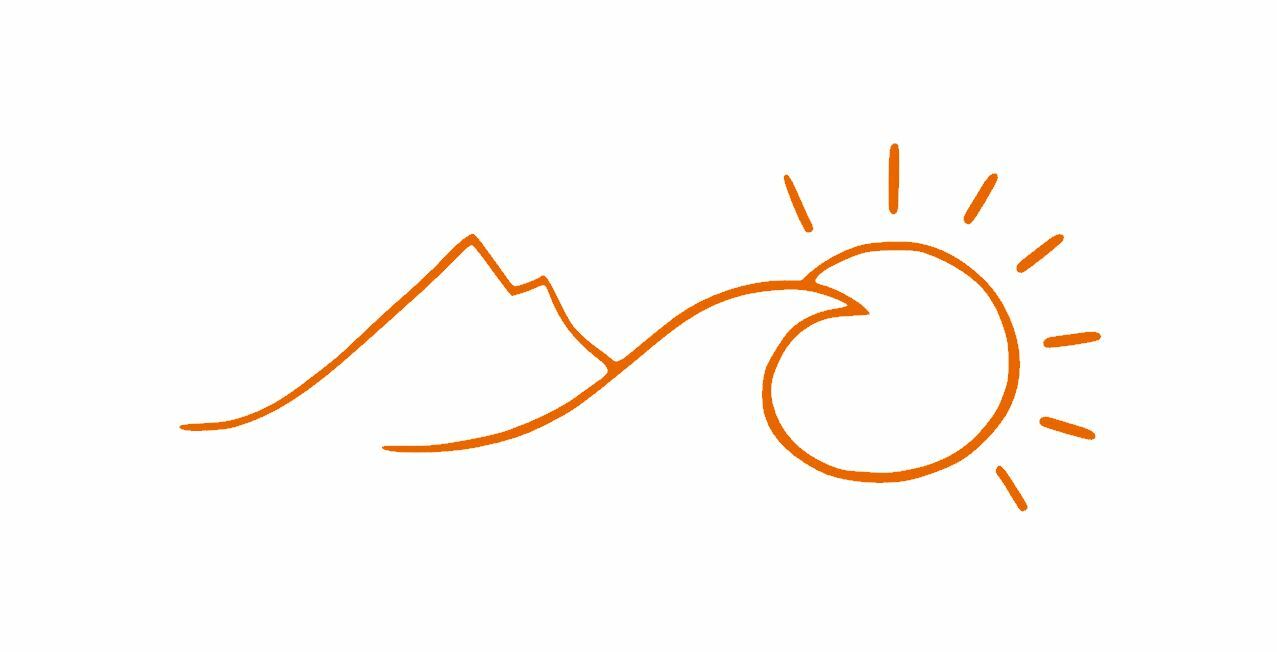 Climb, Surf & Sunshine Die Cut Window Sticker Decal – Multiple Colors