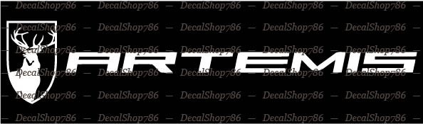 ARTEMIS Airgun – Outdoor/Hunting Sports – Car Vinyl Die-Cut Peel N' Stick Decals