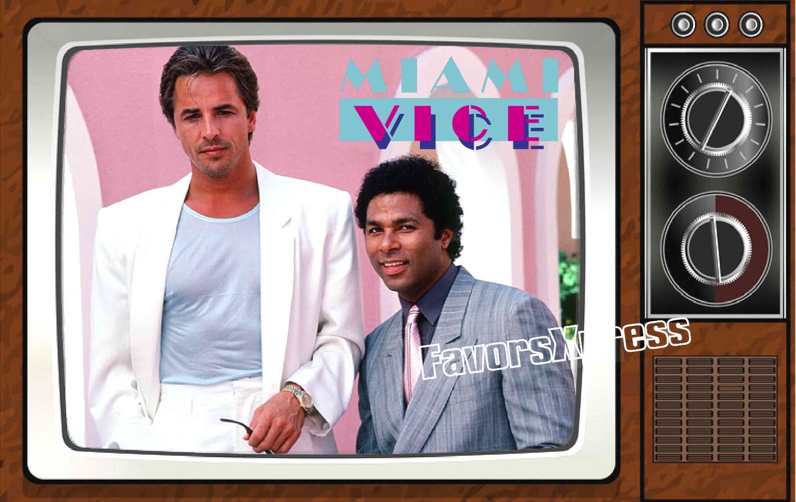 Miami Vice Classic TV Show PHOTO MAGNET 4 X 2.5 INCHES