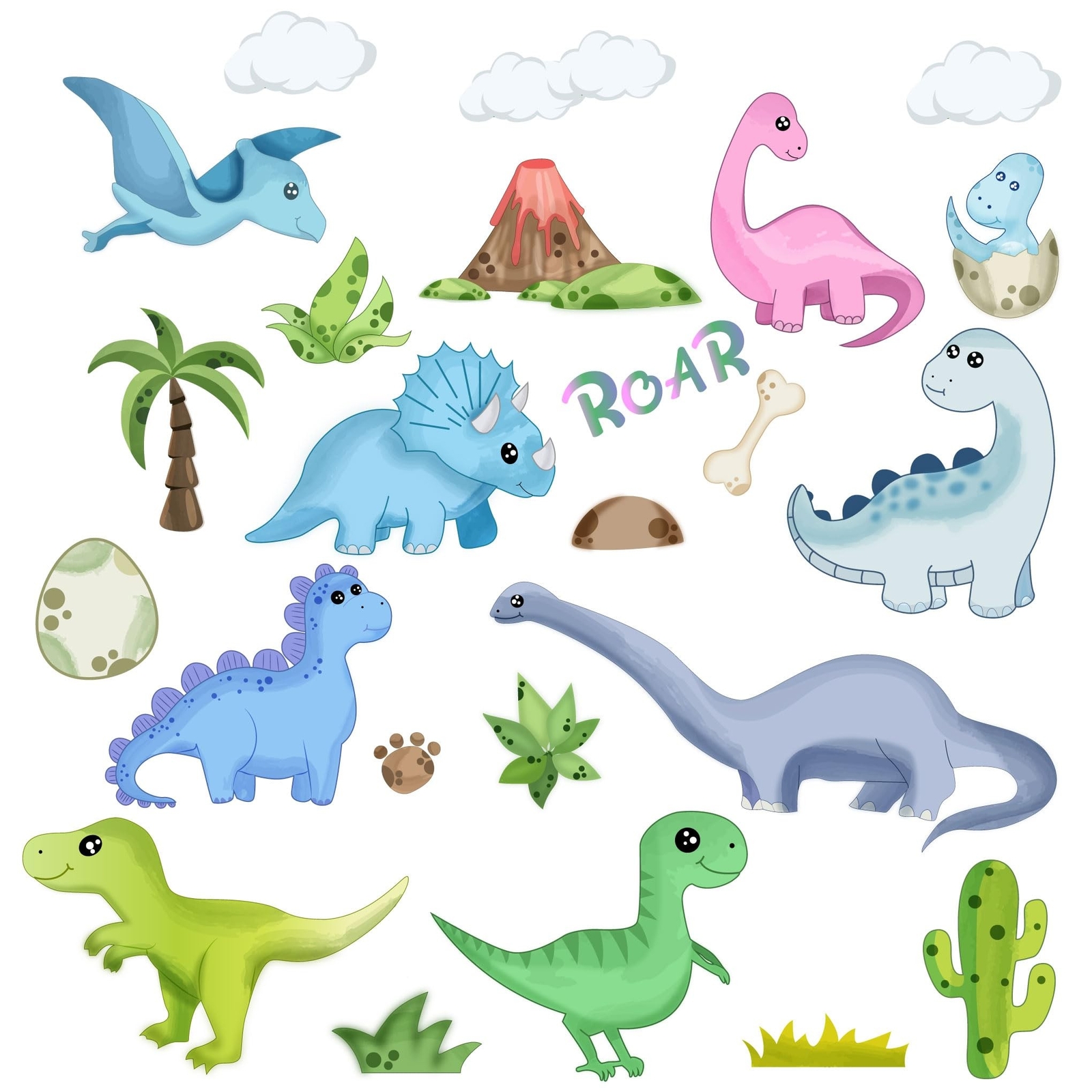 Dinosaur Room Decor,Glow in The Dark Dinosaur Wall Decals for Boys Bedroom, K…