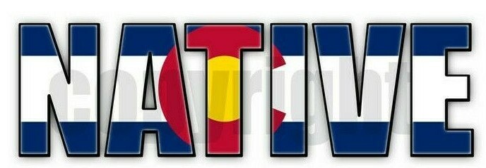 Colorado Native Flag Stickers Flag Decals Vinyl Indoor Outdoor Stickers