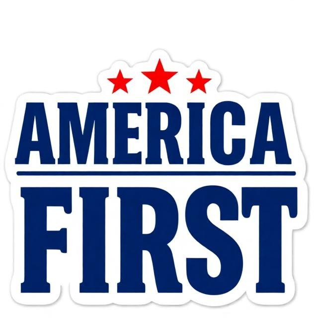 American Pride Vinyl America First Stars Political Conservative