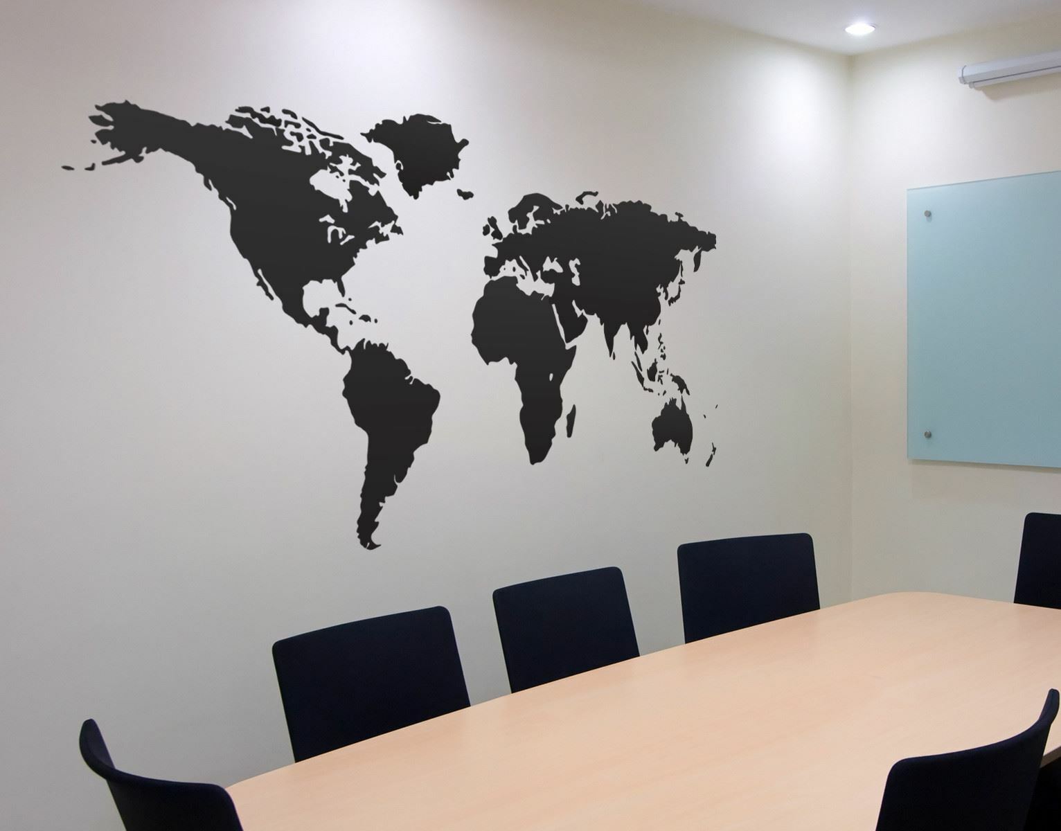 Stickerbrand World Map Vinyl Wall Decal Sticker #131 Multiple Size Map Decal.
