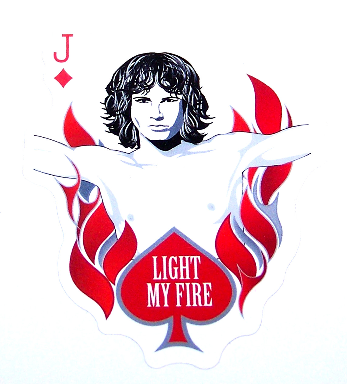 THE DOORS Logo Die Cut Sticker Decal Music Band Rock Light My Fire Jim Morrison