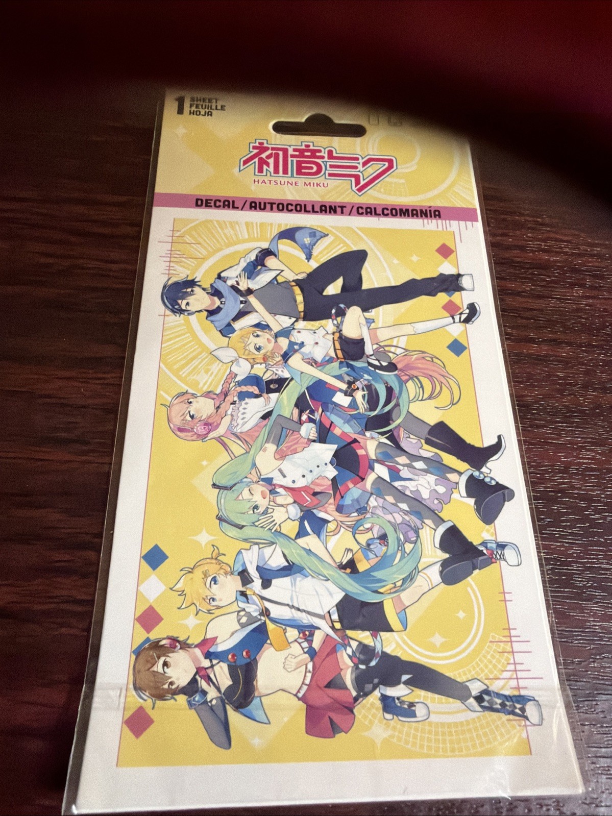 SANDYLION HATSUNE MIKU Decals by Trends International – NEW!