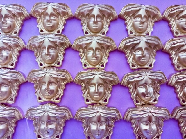 Gypsum Stucco Decoration Gorgon Various Sizes And Colors, Sets Stucco Decor
