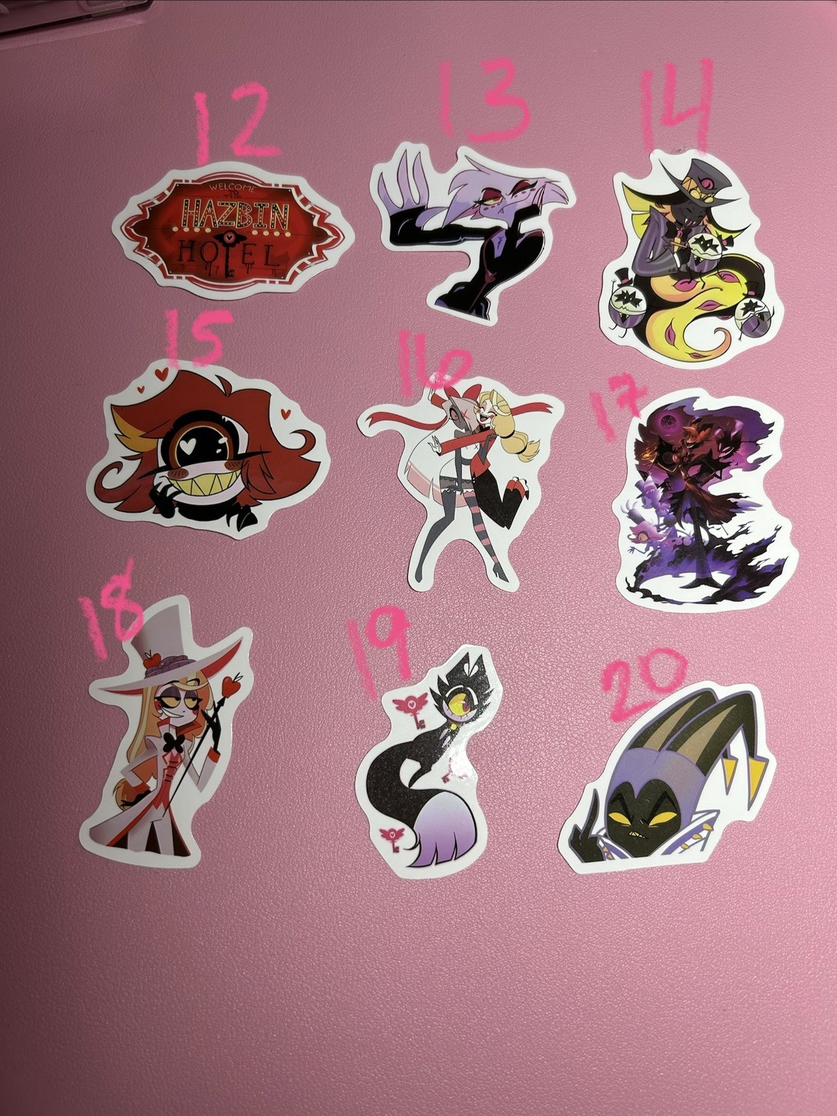 Hazbin Hotel And More Anime Stickers