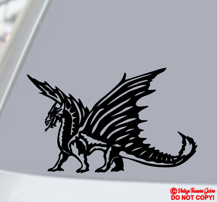 DRAGON Vinyl Decal Sticker Car Truck Window Wall Bumper MYTHOLOGICAL CREATURE