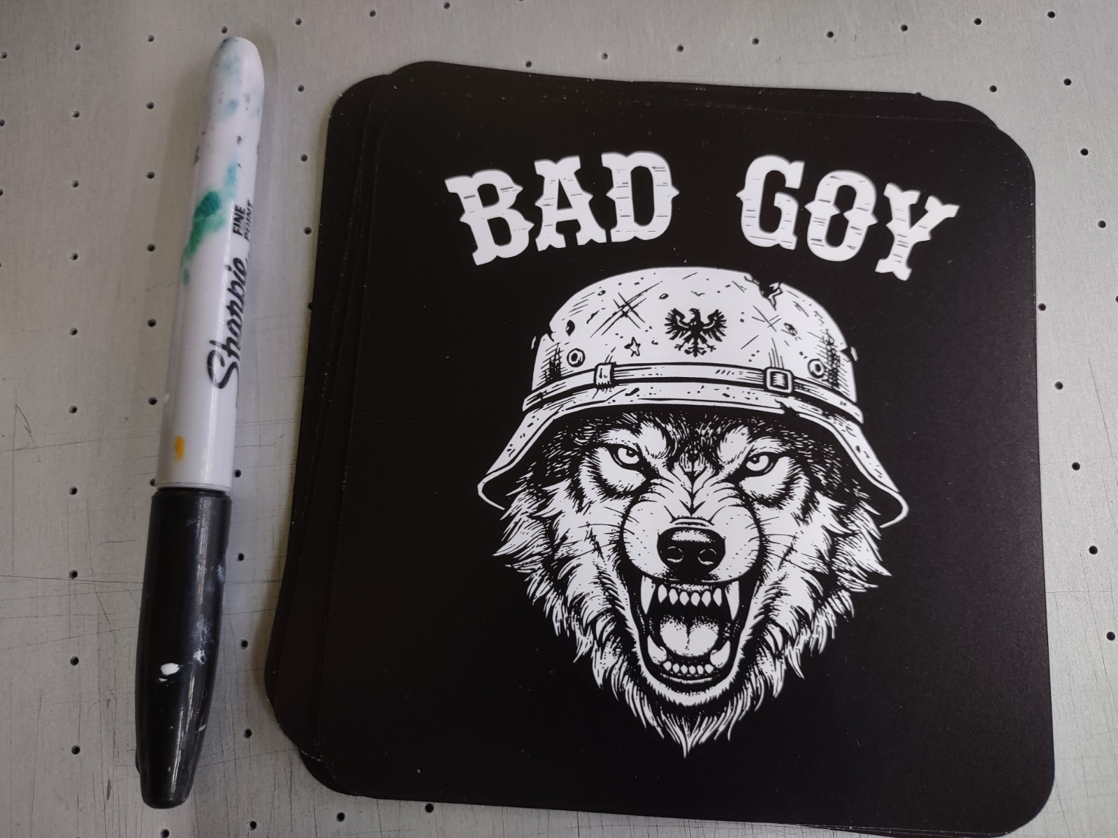 BAD GOY Assorted Stickers – Wolf, Skull, Bear, Eagle