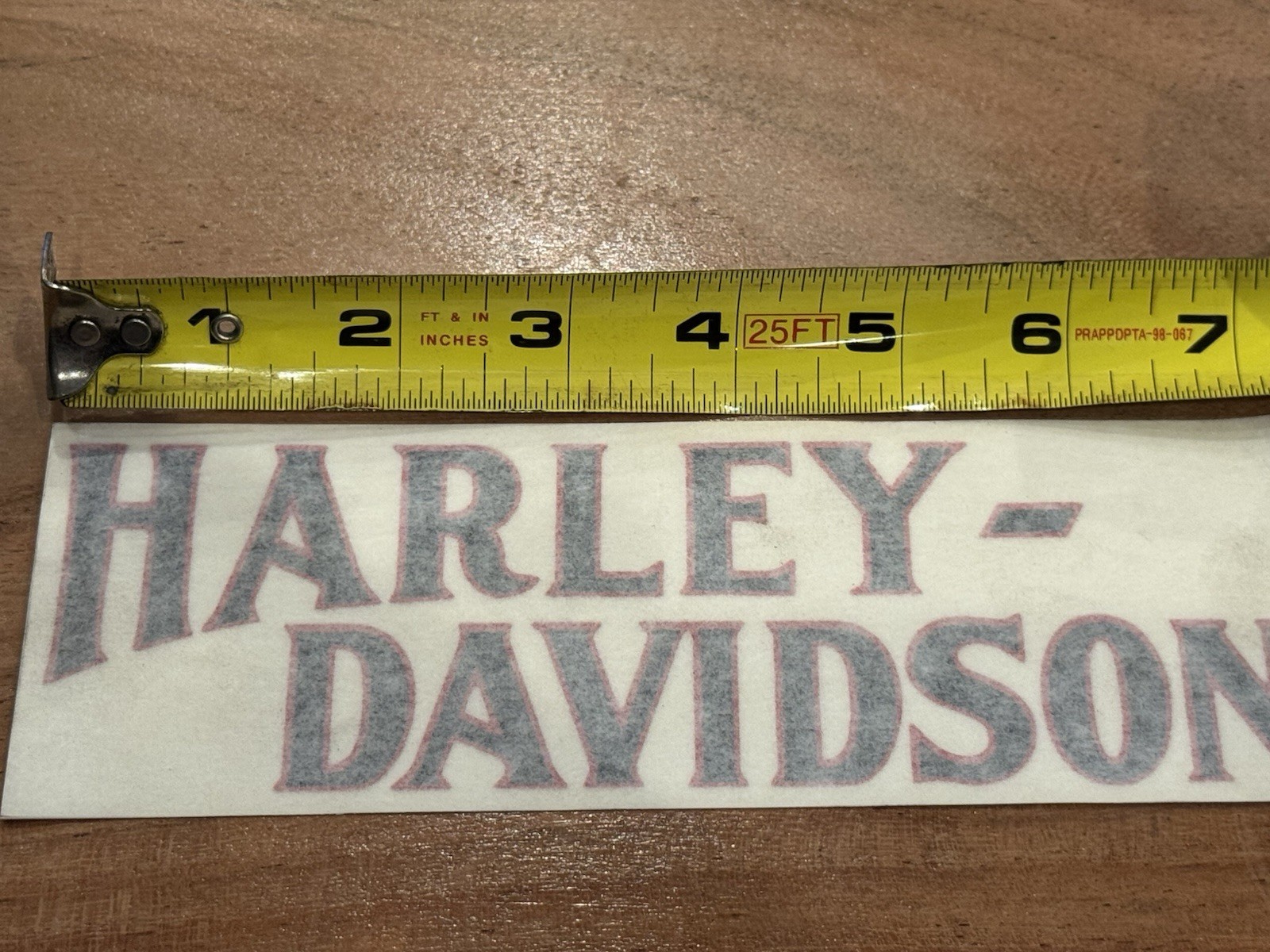 Harley FXS style scale down custom decal for Bobber chopper. Die Cut
