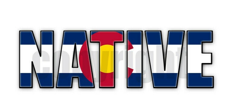Colorado Native Flag Stickers Flag Decals Vinyl Indoor Outdoor Stickers