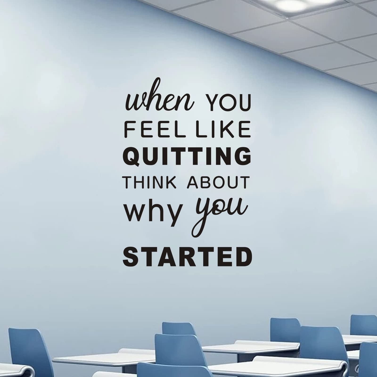 Wall Stickers, Inspirational Wall Decals, (Easy to Apply), Wall Decor Vinyl A…