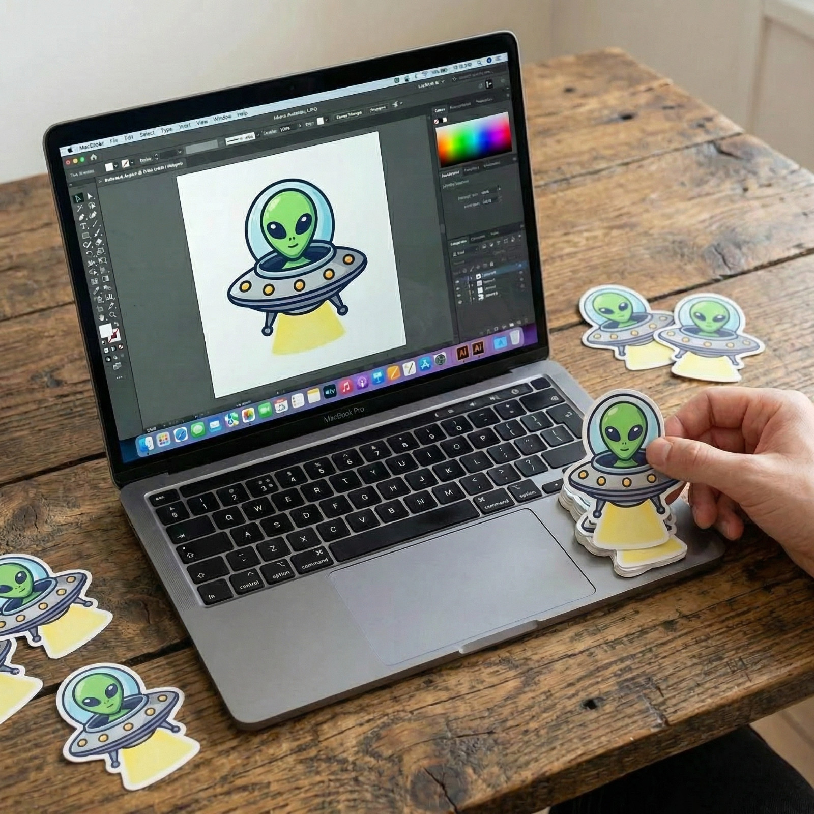 Custom Vinyl Stickers Logo Labels Waterproof Die Cut Any Size Shape Decals USA