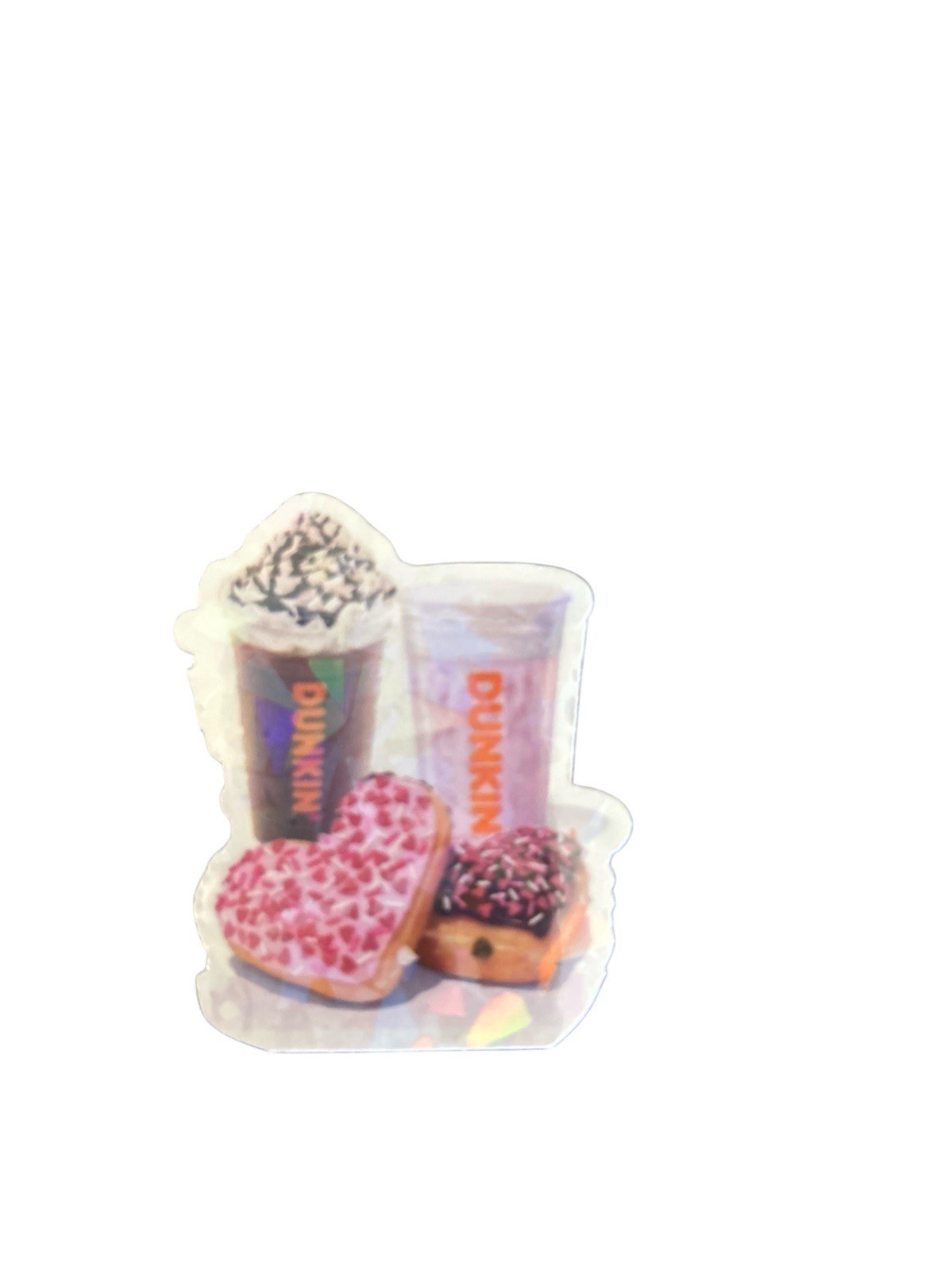Coffe And Donuts Holograph Sticker