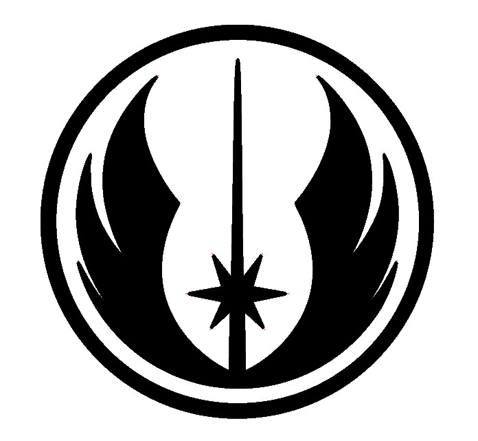 JEDI ORDER INSIGNIA, STAR WARS, Decal Stickers for Cars, Laptops, Tablets