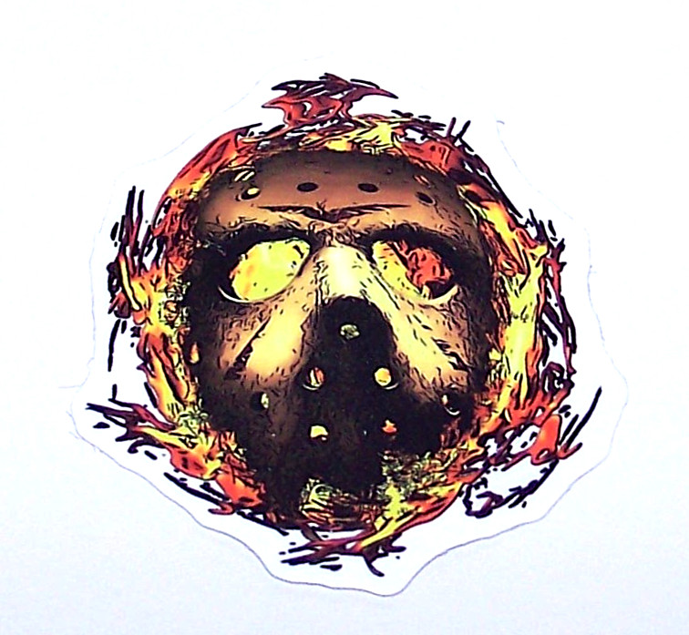 Friday the 13th Cut Sticker Decal Movie Horror Film JASON VORHEES