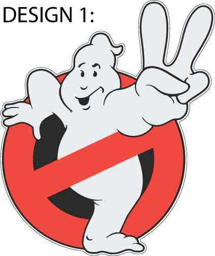 Ghost-busters Movie No Ghost Allowed LOGO Vinyl Sticker Decal / car, laptop, etc