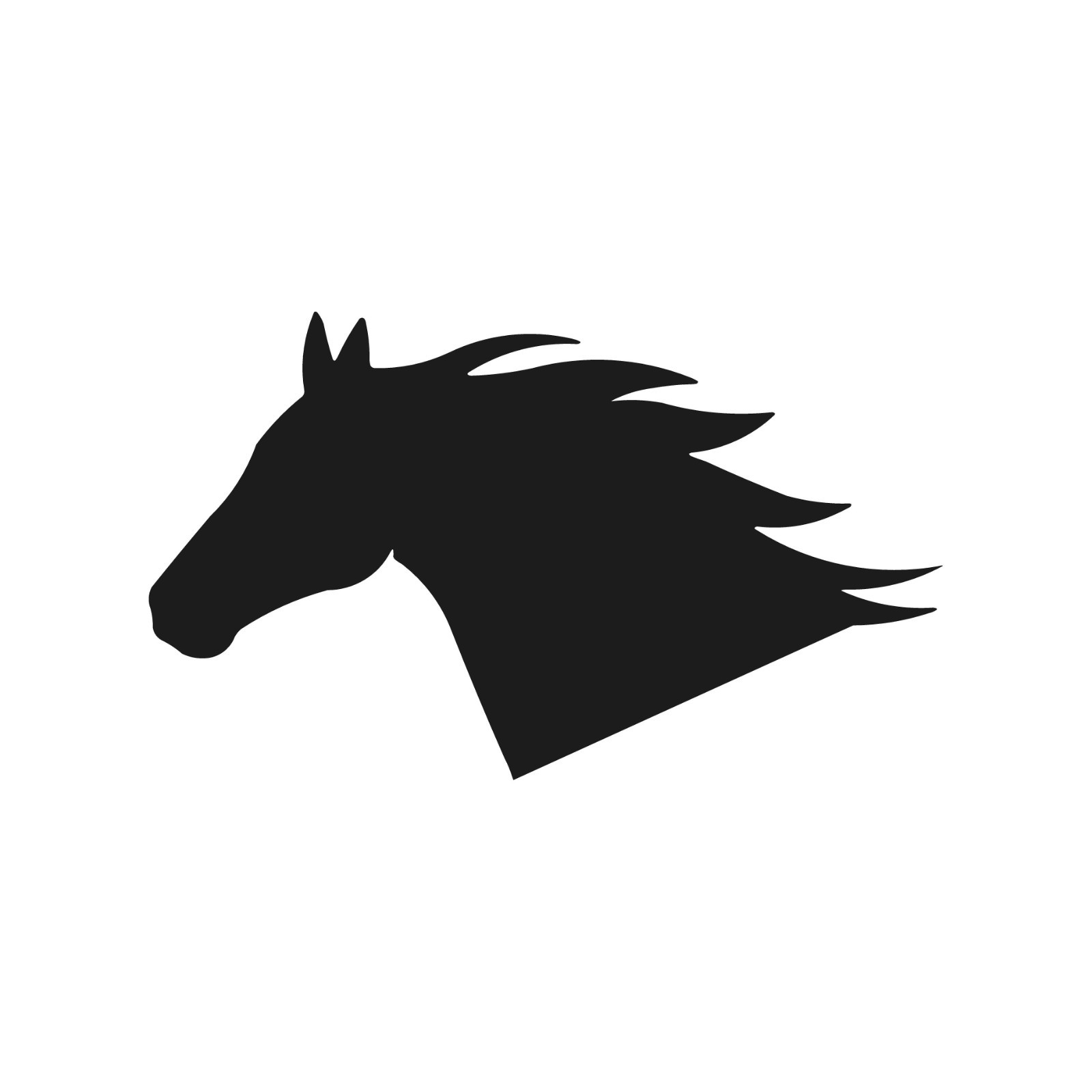 Horse head Vinyl Decal Window Farm Equine Laptop Sticker