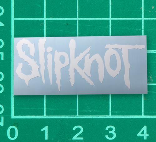 Slipknot White Sticker Decal diecut