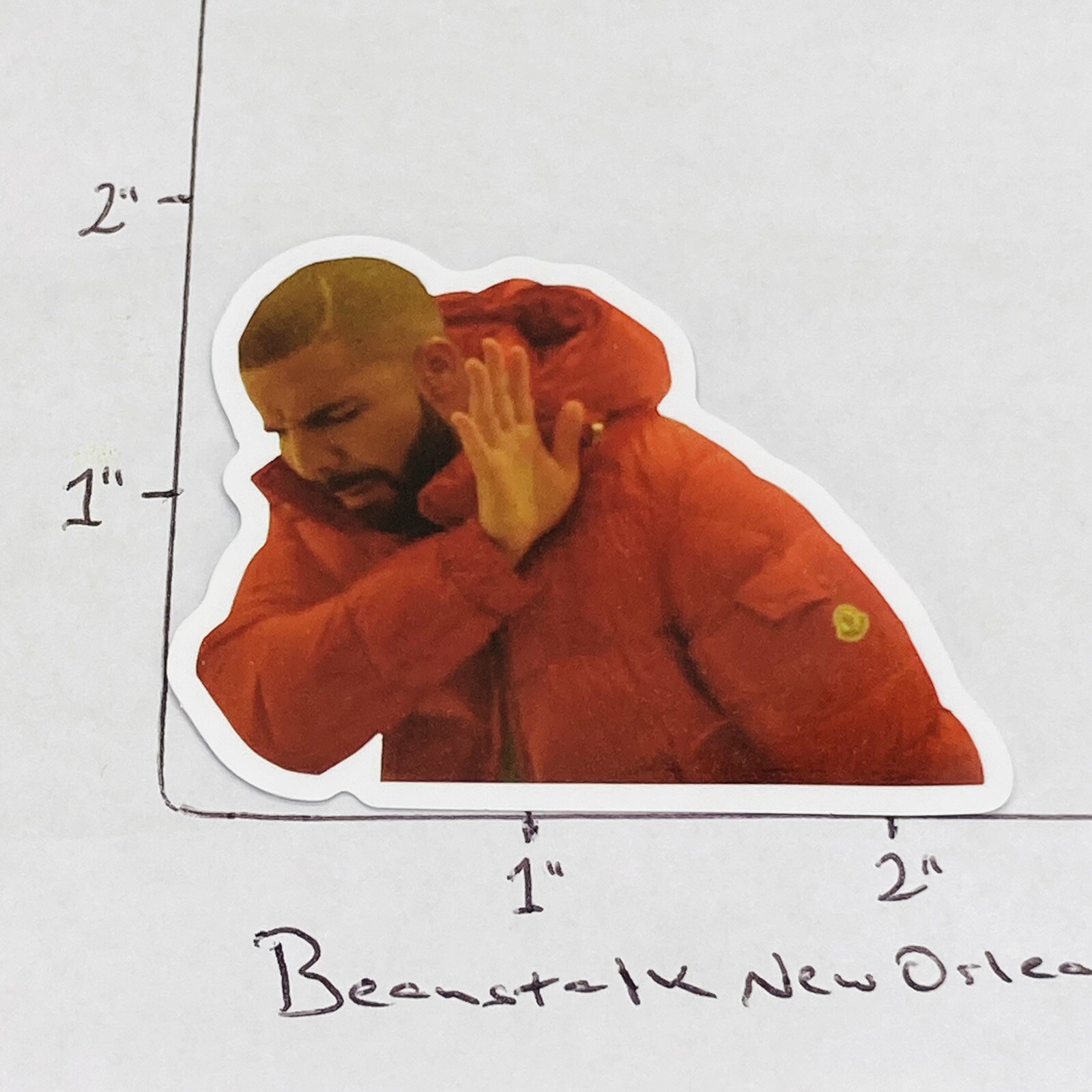 NEW‼ Drake Yes No Funny Humor Meme Sticker Decal Laptop Skateboard •w/ Tracking‼