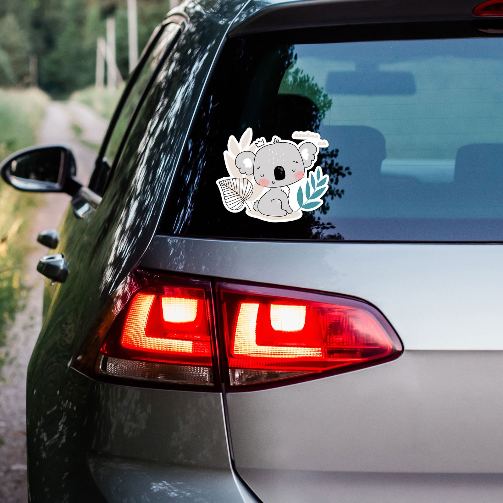 Cartoon Koala – Vinyl Decal Sticker – Car Window Laptop – ebn8672