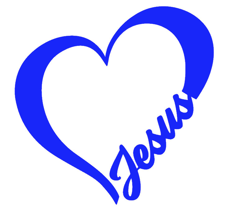 JESUS HEART, RELIGION, CHRIST, LOVE, Decal Stickers for Cars, Tablets, Laptops
