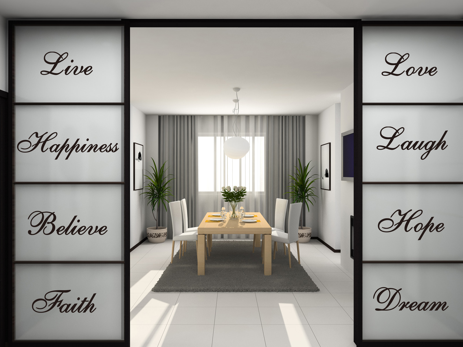 10 Words Wall Quotes Art Vinyl Stickers, Home DIY Wall, Stairs Art -HIGH QUALITY