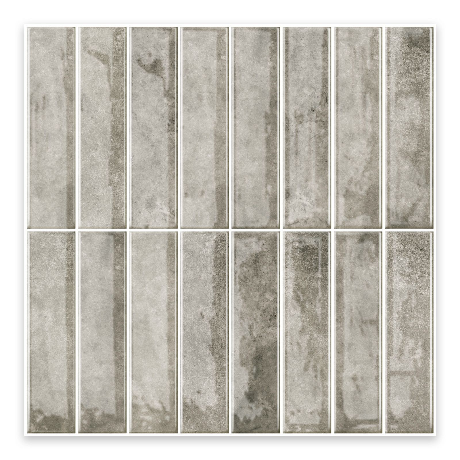 10 Pcs Peel and Stick Wall Tiles 12×12" Vintage Subway for Kitchen Bathroom NEW