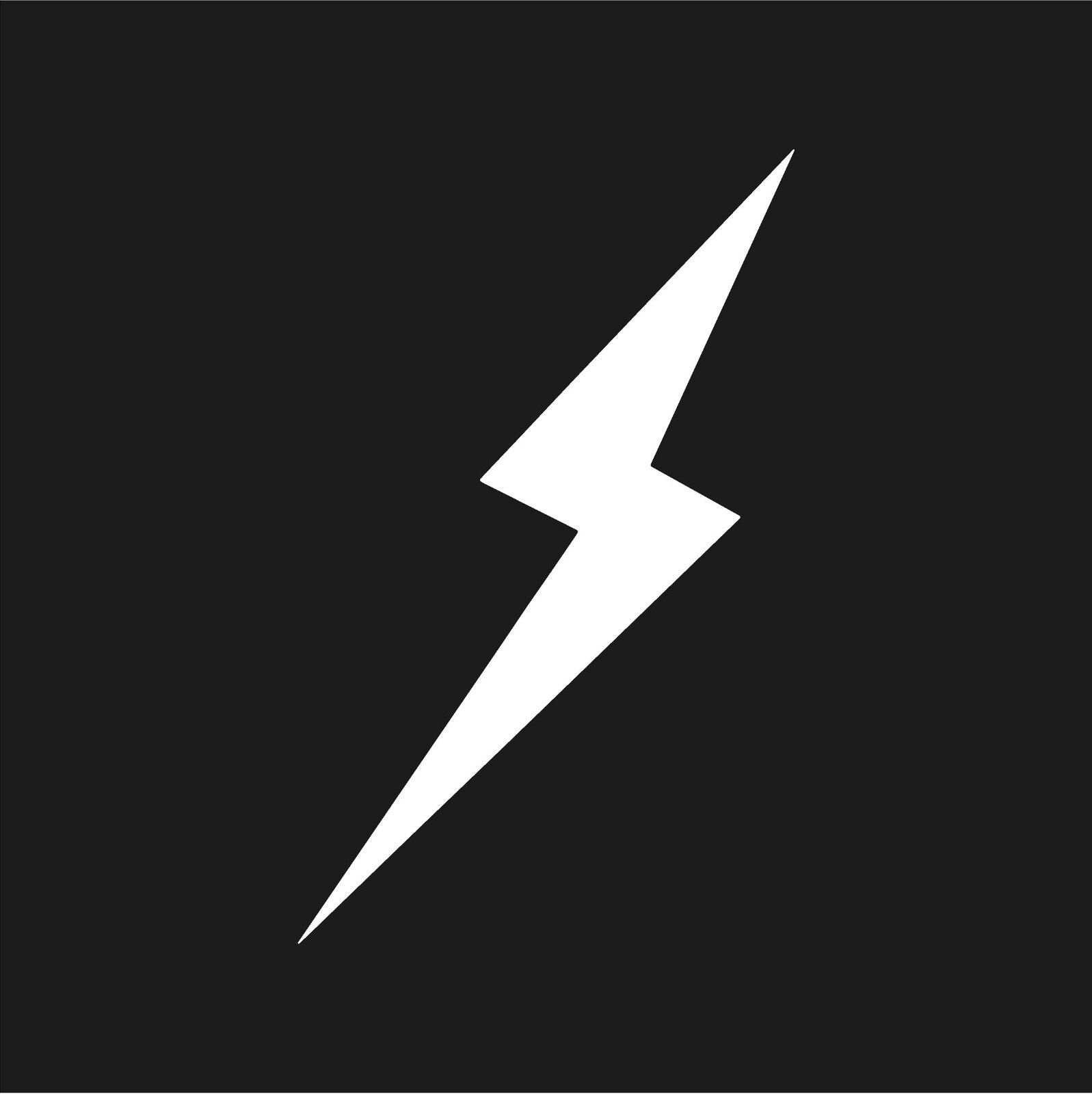 Lightning Bolt Vinyl Decal Window Electric Shock symbol Sticker