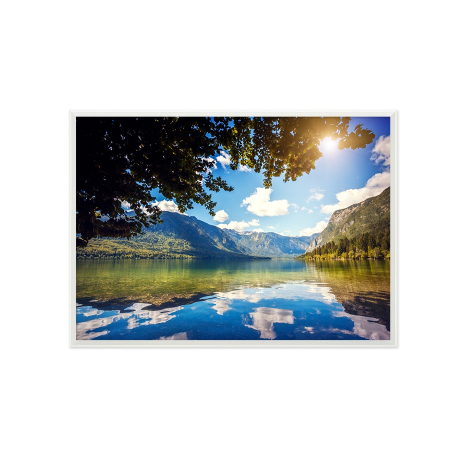3D Sun River 52 Framed Poster Home Decor Print Painting Art AJ WALLPAPER