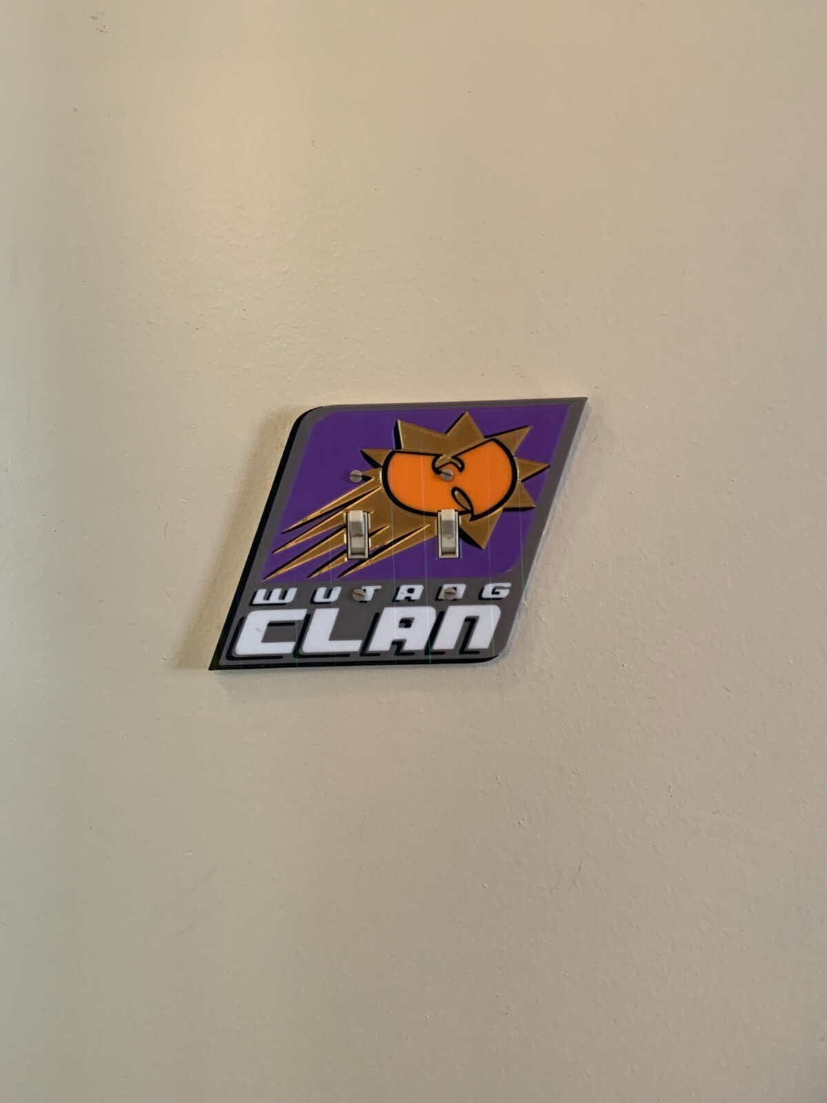 Personalized Wu-tang clan wall plate cover | Wu-tang Home Decor Housewarming Gif