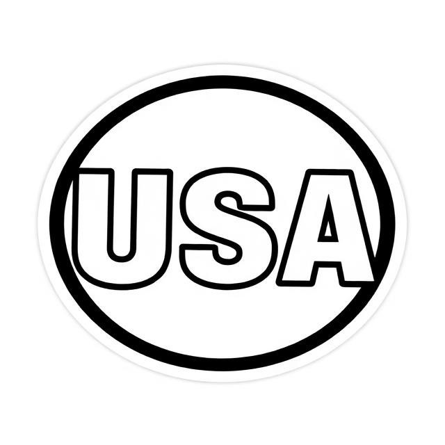 American Freedom USA Sticker Flag Liberty Patriotic Vinyl Gift