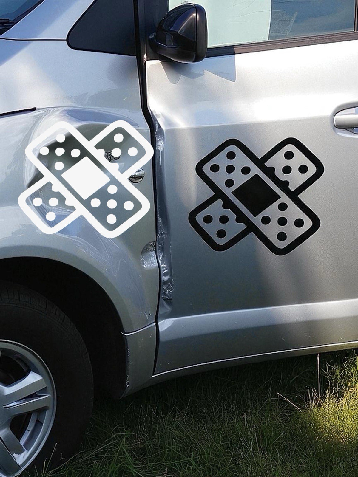 JDM Band-Aid vinyl decal for most smooth surface's car, truck, laptop