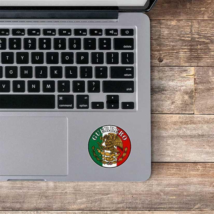 Guerrero Mexico Round Precision Cut Decal
