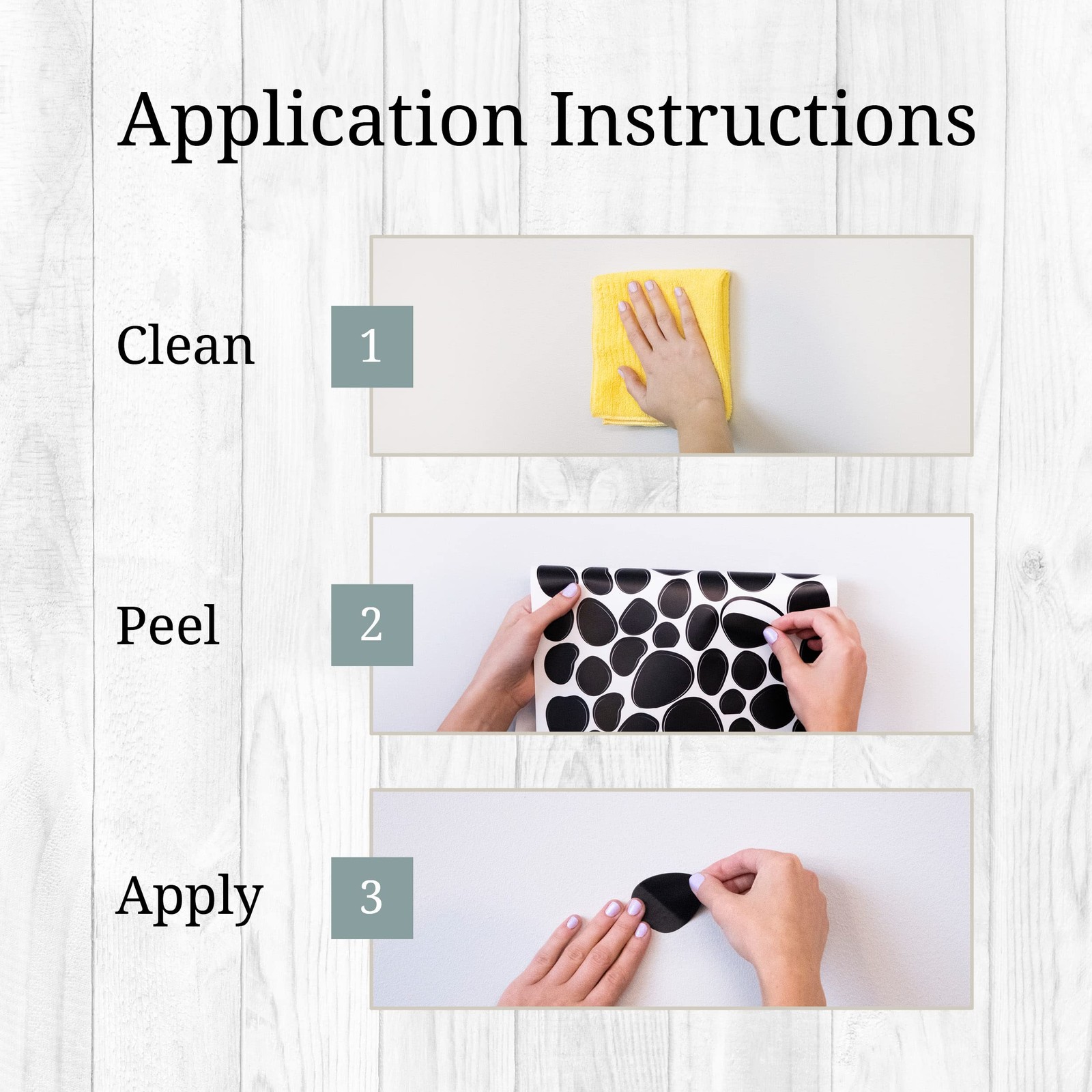 WALL PALZ Black Dots Wall Decals 216 Count