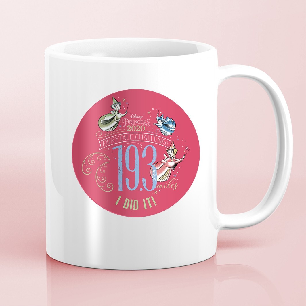 RunDisney Princess Races 2020 Fairy Tale 19.3 Mile I DID IT Water Bottle Sticker