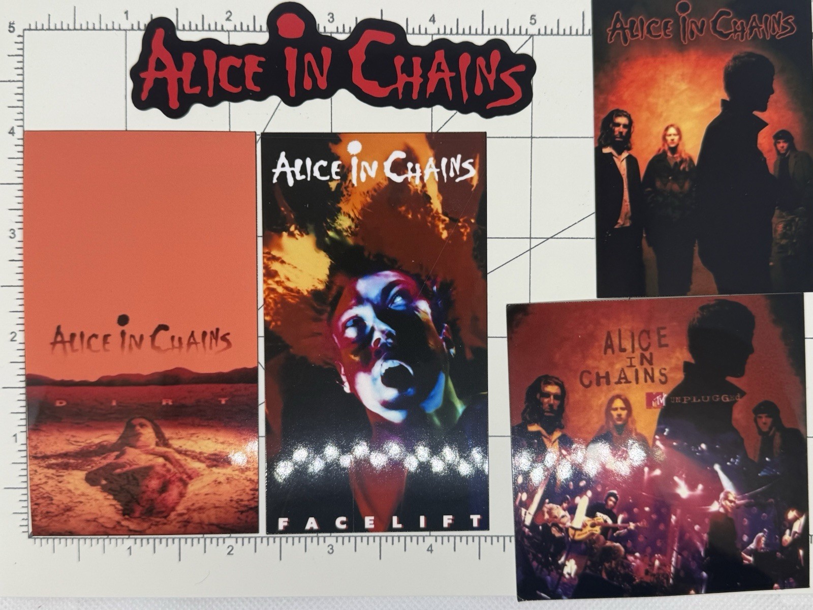 Alice In Chains 5 Sticker Lot Alternative Grunge Rock Layne B