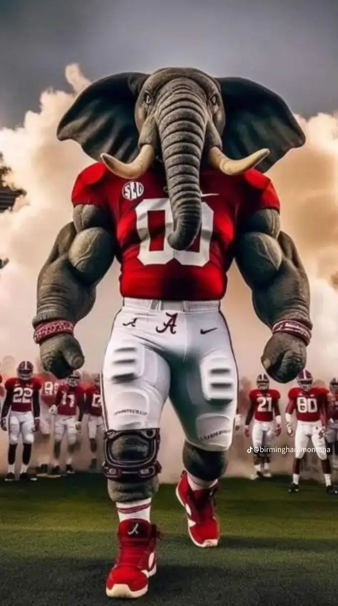 Big Al Alabama Crimson Tide Sticker Decal Laptop Wall Mirror Tumblr Locker